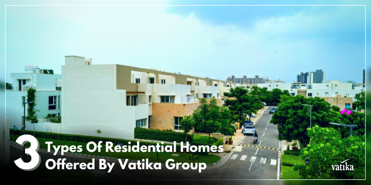 a view of vatika signature villas in the background with the blog topic written on the image