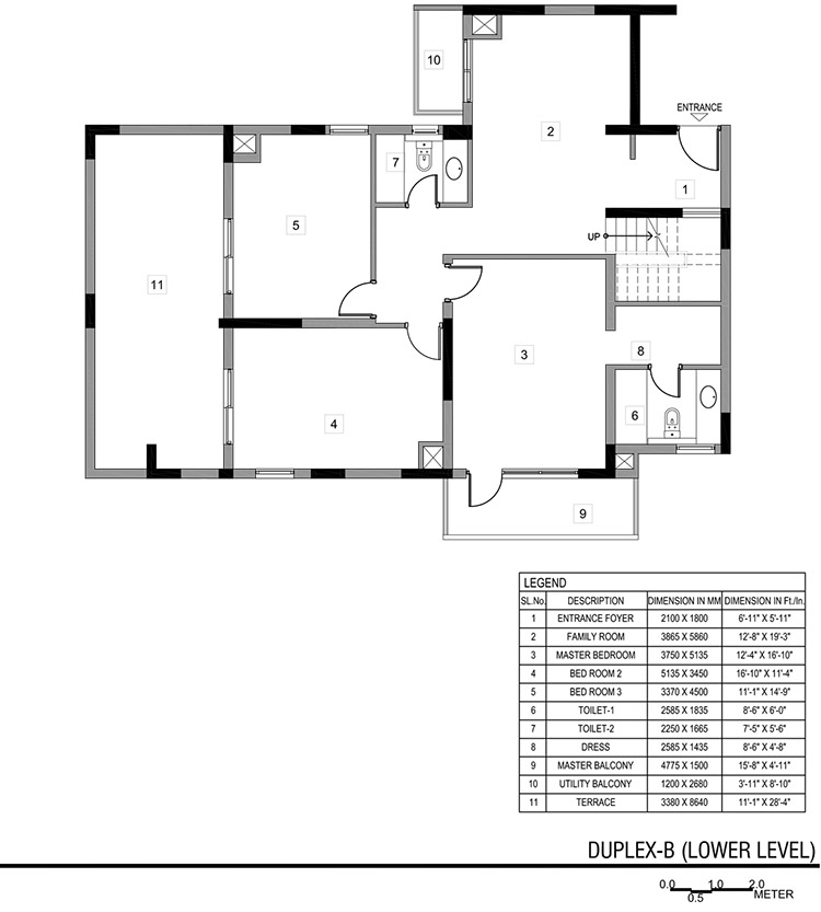 Floor Plan Boulevard Heights & Residences Living ready