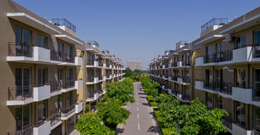 a rendering of street view of xpressions project in vatika inxt 2 a project by vatika group