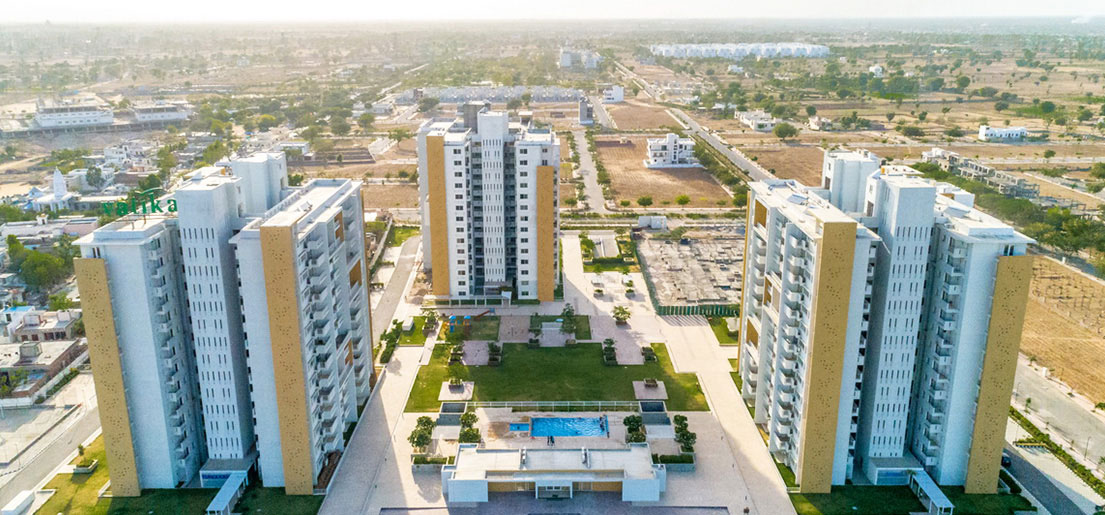 full overview of 3 buildings in jaipur 21 project in vatika infotech city by vatika group