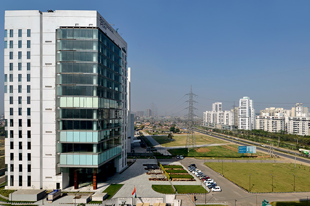 a side view of vatika professional point a commercial real estate project by vatika group