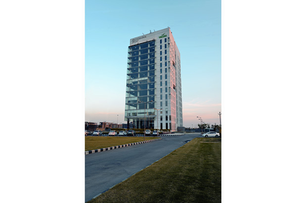 a side view of vatika professional point a commercial real estate project by vatika group