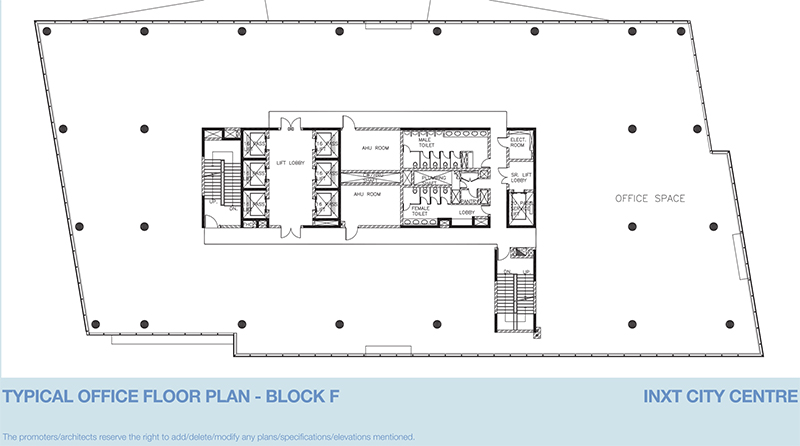 Floor Plan: INXT City Centre – Offices