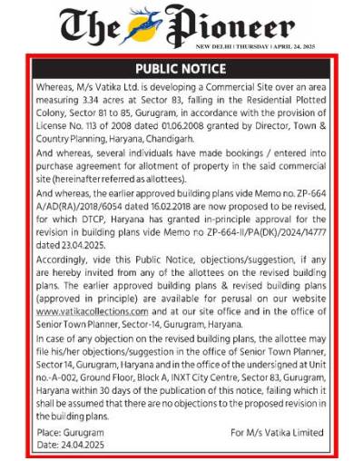 Public Notice